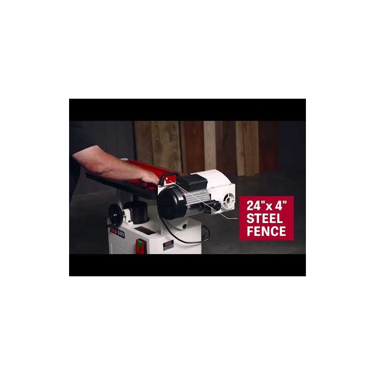 Jet Black Oscillating Belt Edge Sander OES-689-BLK, 6'' x 89'' Belt, 1.75HP, 1PH, 115/230V - main pic