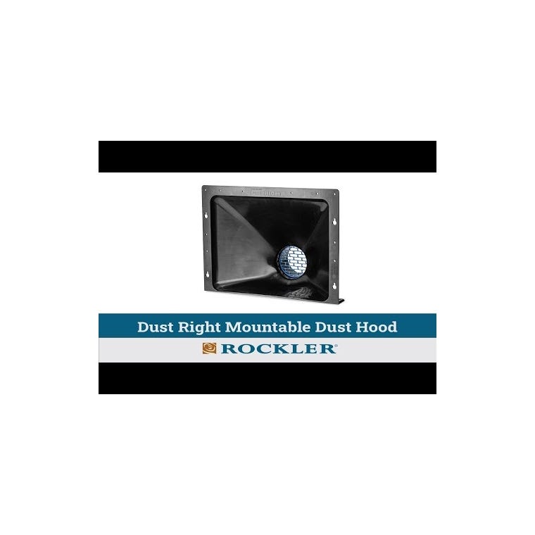 Dust Right Mountable Dust Hood, 14-3/4'' x 11-1/4'' Opening - main pic