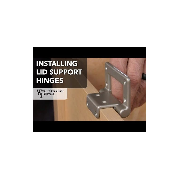 Lid-Stay Torsion Hinge Lid Support, Rustic Bronze - main pic