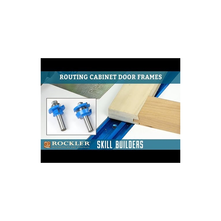 Rockler 2-Pc. Rail and Stile Shaker Cutter Router Bit Set - 1/2" Shank - main pic