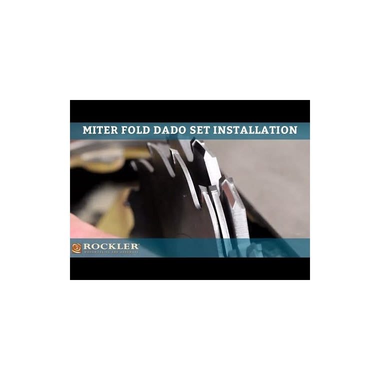 Rockler Miter Fold Dado Set Plus - main pic