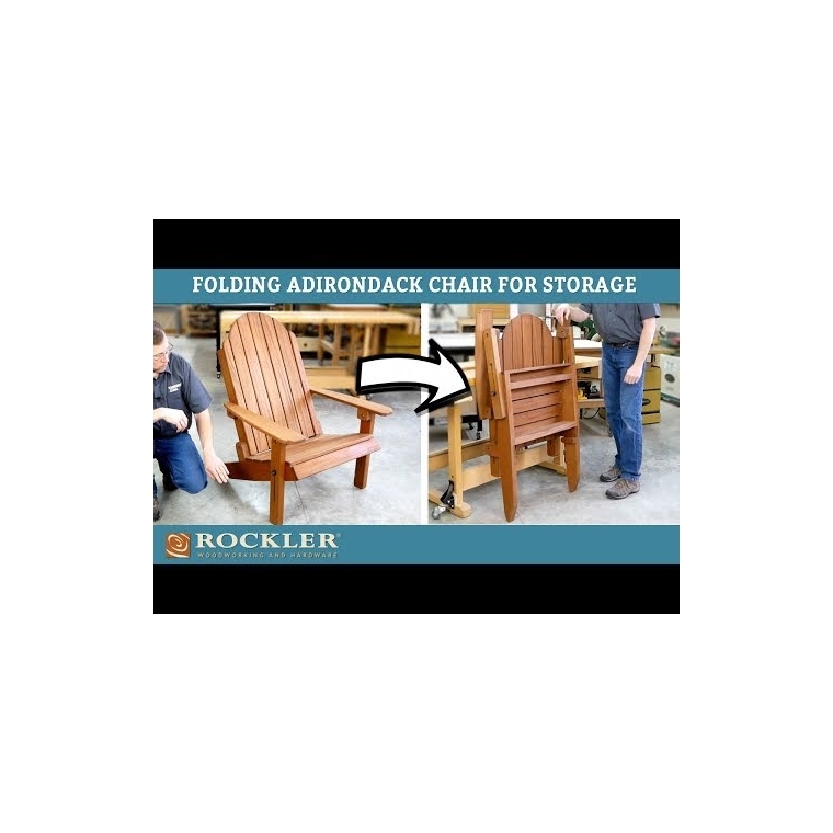Rockler Folding Adirondack Chair Plan with Templates - main pic