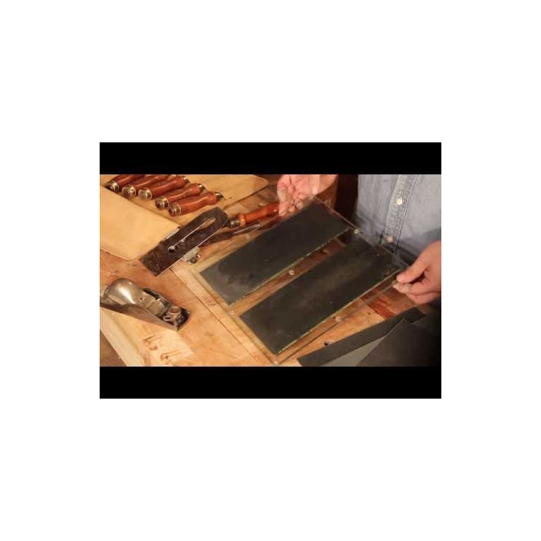 Plate Glass Sharpening System & Fine Sandpaper Set - main pic