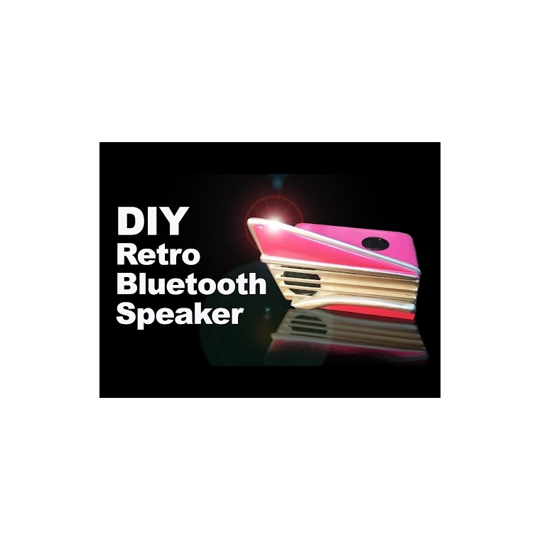Rockler Stereo Wireless Speaker Kit with 2 Speakers and Playback/Volume Controls - main pic