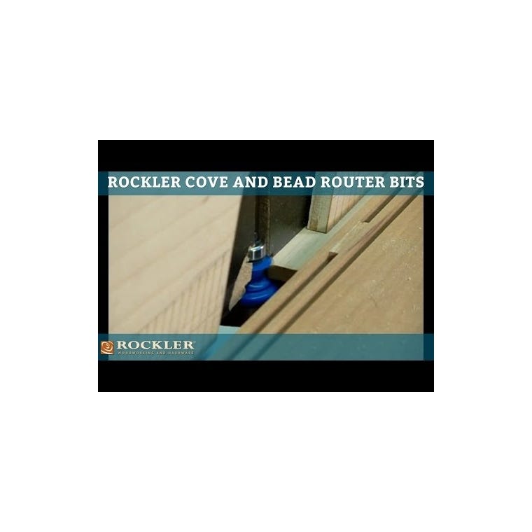 Rockler Bead & Cove Canoe Building Router Bits - 1/2" Shank - main pic