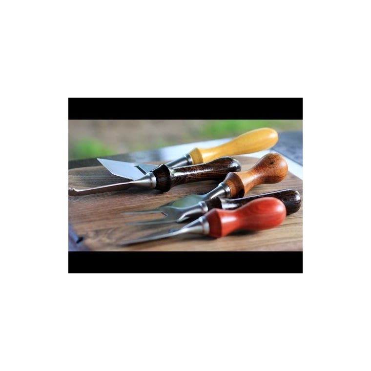 Rockler Four-Piece Cheese Knife Turning Kit - main pic