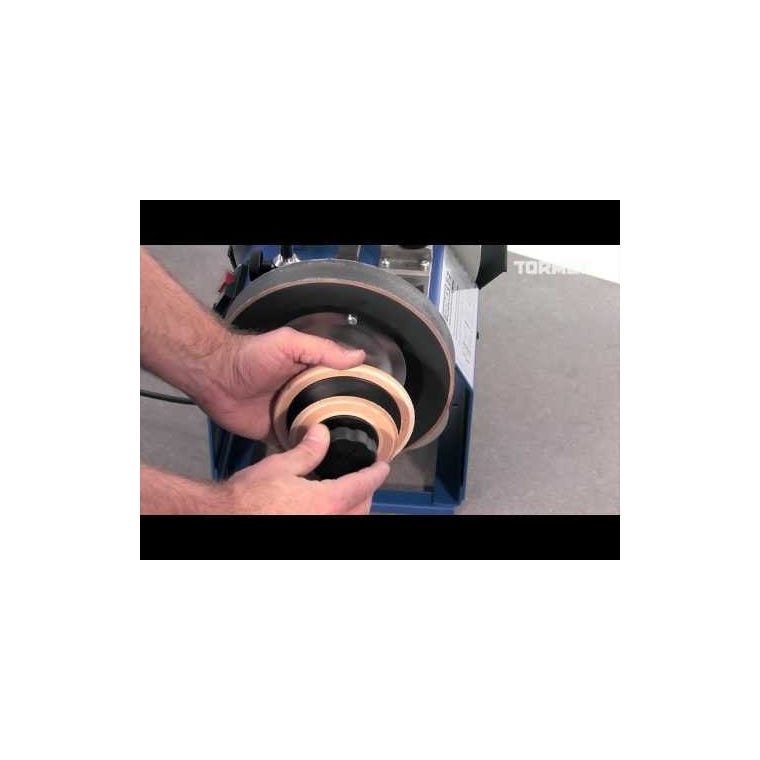 Profiled Leather Wheel LA-120 for Tormek Sharpening Systems - main pic