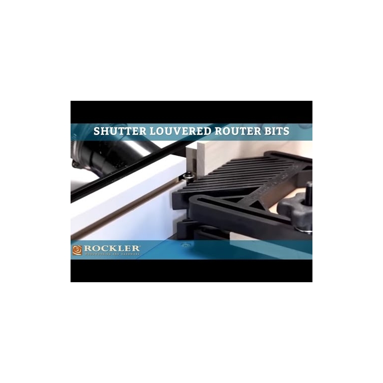 Rockler Shutter Louver Router Bits - 1/2" Shank - main pic