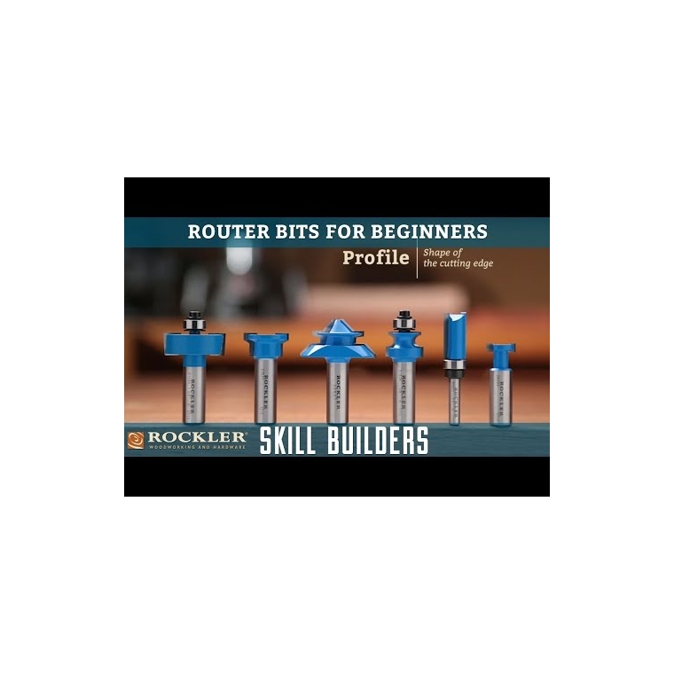 Rockler Undersized Plywood Router Bit Set - 1/4" Shank - full pic 