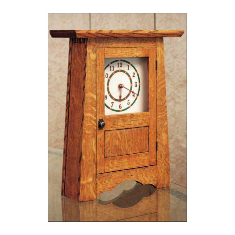 Craftsman Clock Downloadable Plan - full pic 