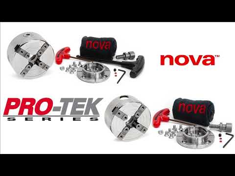 Nova 48291 Pro-Tek G3 Chuck with 2'' Jaws, 1''x 8 TPI Direct