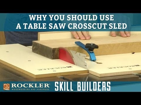 Versatile Table Crosscut Sled for Cutting Precision Rockler