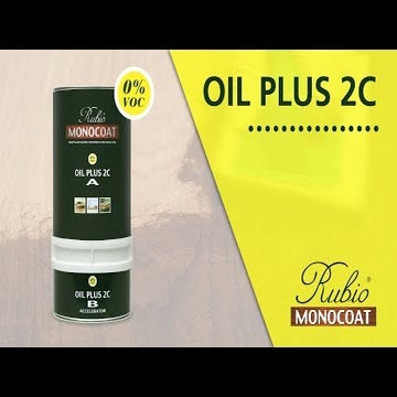 Rubio Monocoat Oil Plus 2C Wood Finish Combo Kit, 1.3 Liter, Pure - Rockler