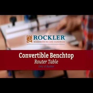 Model 3111 Bench Top Folding Router Table
