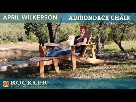 Rockler folding adirondack chair 2025