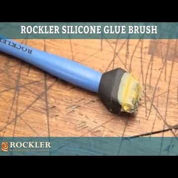 Rockler Silicone Micro Glue Brush 3-Piece Set