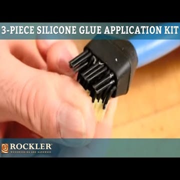 Red Silicone Glue Durable Glue Spreader Applicator Set for Woodworking 
