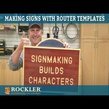 Rockler Router Letter Template Set (3-3/8” - 99 Pieces) – State Park Font  Letter Router Template – Interlocking Sign Making Templates w/Letters
