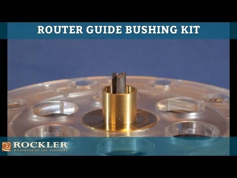Router Guide Bushing Kit  Rockler Woodworking and Hardware