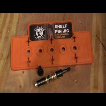 Rockler Bench Dog® 1/4'' Shelf Pin Jig