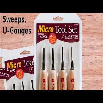 MT800 90 deg. Parting Micro Tool Set - Flexcut Tool Company