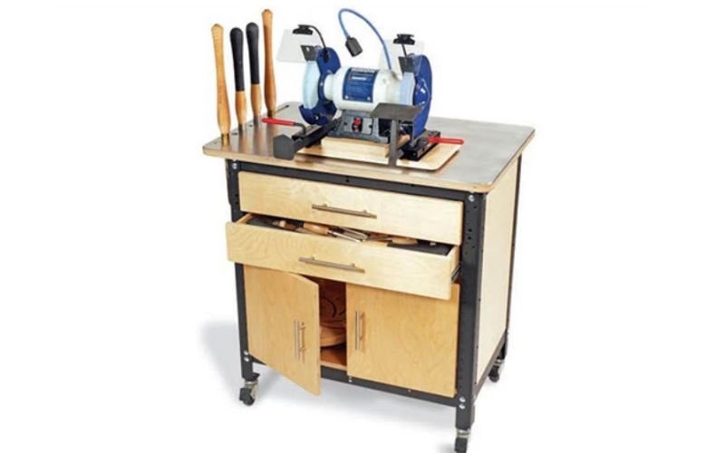 Turning Tools Sharpening Cart Plan