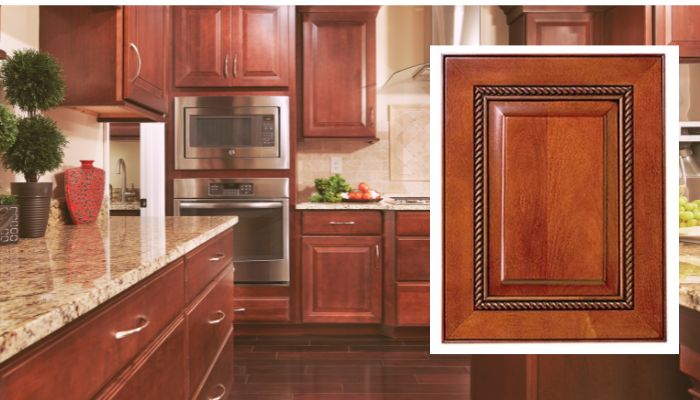 kitchen cabinet door front with mitered corners