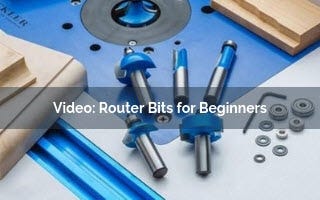 indtil nu Ung dame fleksibel Router Bits for Beginners - Rockler Skillbuilder Video