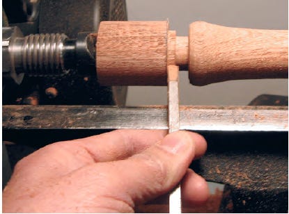 Cutting tenon for screwdriver handle cap