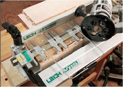 Leigh d4r pro router jig for dovetail cuts