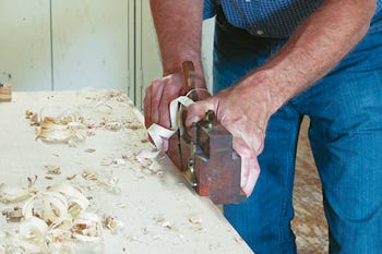 Cutting rabbet with antique tooling kit