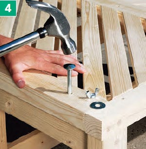 Final patio table frame and base assembly