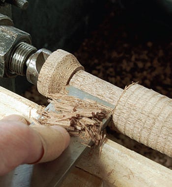 Finish tenons sizing with paring chisel