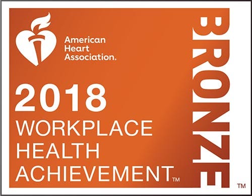 American Heart Association 2018 Workplace Health Achievement