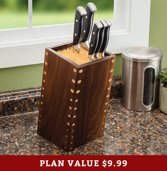 How to Build a Knife Block Rockler Woodworking and Hardware