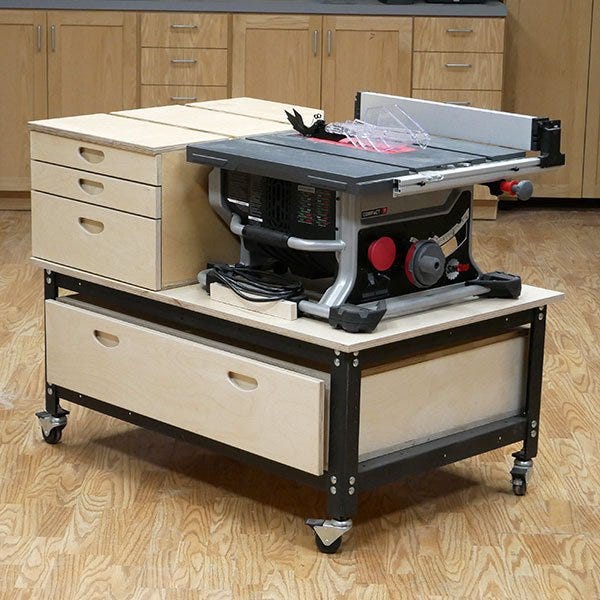 table saw station