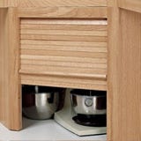 Cabinet storage space for small appliances