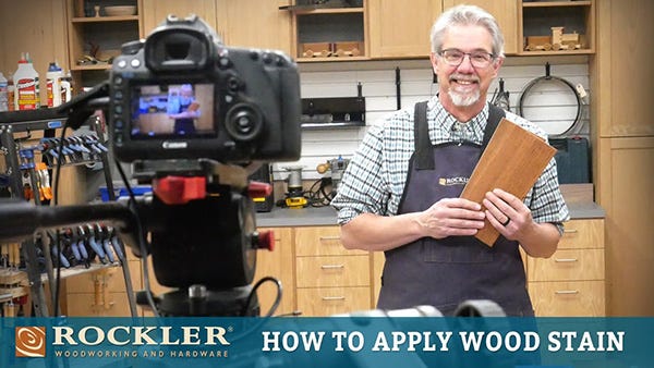 Applying Old Masters wiping stain