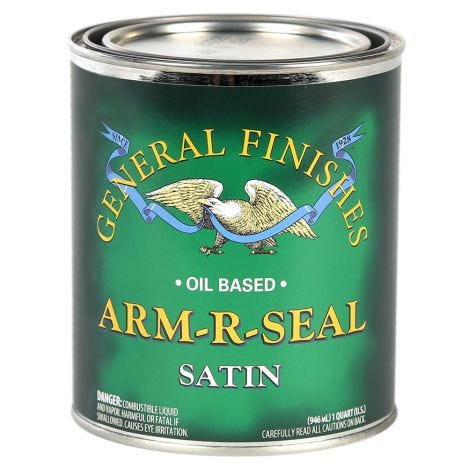 General Finishes arm-r-seal urethane satin top coat