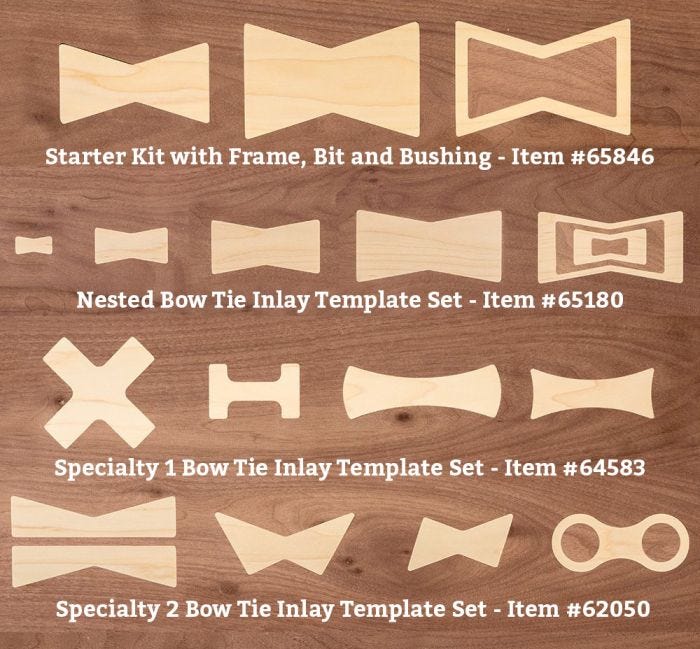 Wood Bow Tie Template