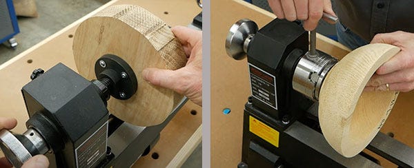 face plate and four jaw chuck