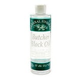 Butcher block oil bottle