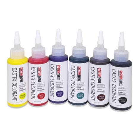 CastFX liquid colorant in various colors