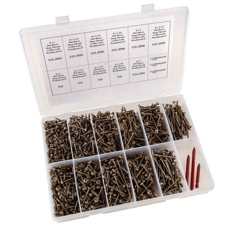 Rockler centerline screw assortment box