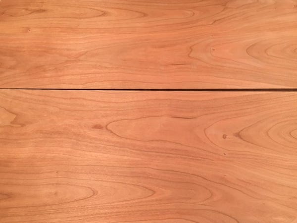Cherry wood panels for a box