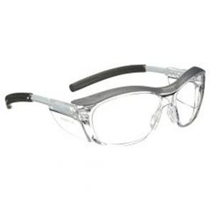 Plastic safety glasses