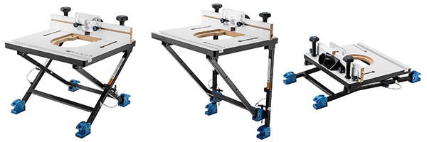 convertible benchtop router table