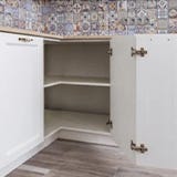 Example of a corner cabinet