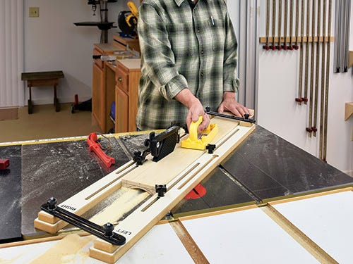 Guiding cove cut with dedicated jig