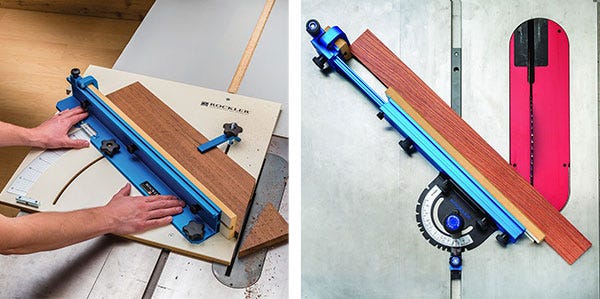 crosscut sled and miter gauge